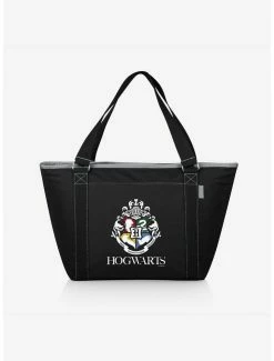 Budget โ๏ธ Harry Potter Hogwarts Crest Cooler Tote Black โ๏ธ