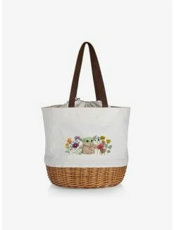 Deals ๐ Star Wars The Mandalorian The Child Canvas Willow Basket Tote Beige ๐