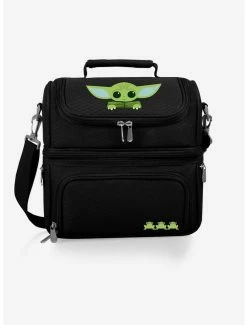 Cheap 👏 Star Wars The Mandalorian The Child Lunch Tote Black ⌛