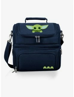 Hot Sale 🎁 Star Wars The Mandalorian The Child Lunch Tote Navy 🎁