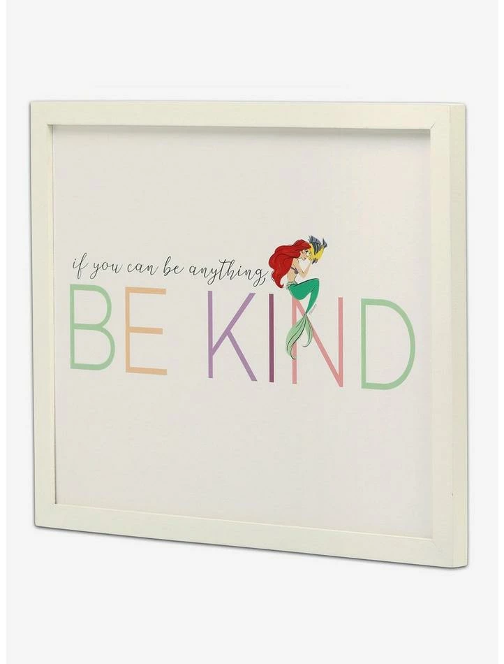 Wholesale โญ Disney The Little Mermaid Ariel Princess Be Kind Framed Wall Decor ๐ 2 Wholesale โญ Disney The Little Mermaid Ariel Princess Be Kind Framed Wall Decor ๐ - Image 2