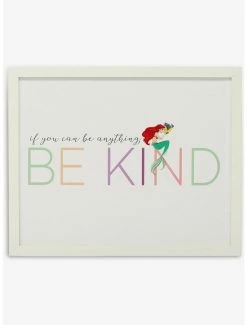 Wholesale ⭐ Disney The Little Mermaid Ariel Princess Be Kind Framed Wall Decor 🛒