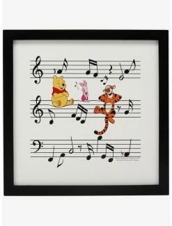 Best reviews of 😉 Disney Winnie The Pooh Pooh And Friends Music Notes Framed Wall Decor 🔔