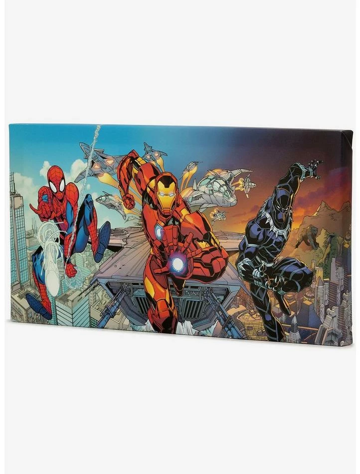 Outlet ๐ Marvel Spider-Man, Iron Man, Black Panther Canvas Wall Decor ๐ 2 Outlet ๐ Marvel Spider-Man, Iron Man, Black Panther Canvas Wall Decor ๐ - Image 2