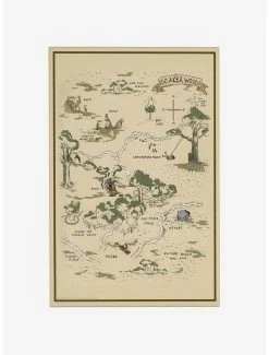 Wholesale ✨ Disney Winnie The Pooh Map Wood Wall Decor 😀