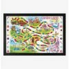 Outlet 👍 Candy Land Game Board Framed Wood Wall Art 🌟