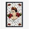 Top 10 🎉 Frida Kahlo Red And White Framed Wood Wall Art 😍
