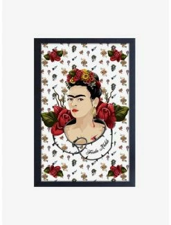 Top 10 🎉 Frida Kahlo Red And White Framed Wood Wall Art 😍