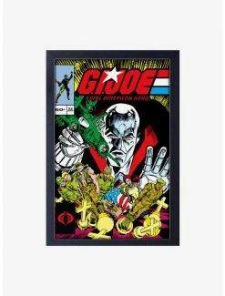 Cheapest ✔️ G.I. Joe Comic Classic Framed Wood Wall Art 🤩