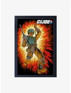 Budget 🌟 G.I. Joe Rappel Explosion Framed Wood Wall Art 😀