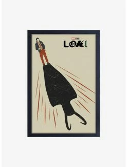 Hot Sale 🌟 Marvel Loki Long Shadow Framed Wood Wall Art 🤩