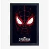 New 🎁 Marvel Spider-Man Miles Morales Spidey Eyes Framed Wood Wall Art ❤️