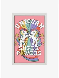 Top 10 ⌛ My Little Pony Classic Unicorn Powers Framed Wood Wall Art 🤩