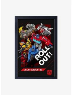 Budget ✨ Transformers Autobot Roll Out Framed Wood Wall Art 🌟
