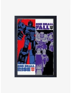 Buy 🌟 Transformers Rise And Fall Framed Wood Wall Art 🔔