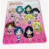 Best reviews of 🤩 Sailor Moon Chibi Sailor Guardians Throw Blanket 🌟