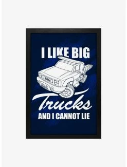 Budget 🎉 Tonka I Like Big Trucks Framed Wood Wall Art 🔥