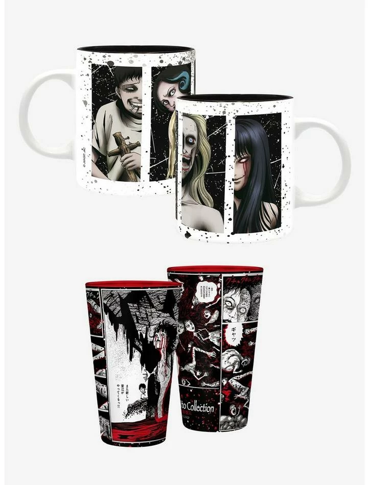 Coupon π Junji Ito Glass & Mug Set π 1 Coupon π Junji Ito Glass & Mug Set π