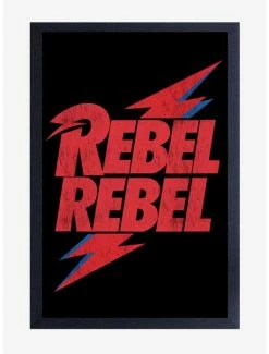 Top 10 ✔️ David Bowie Rebel Rebel Framed Wood Wall Art 🎉
