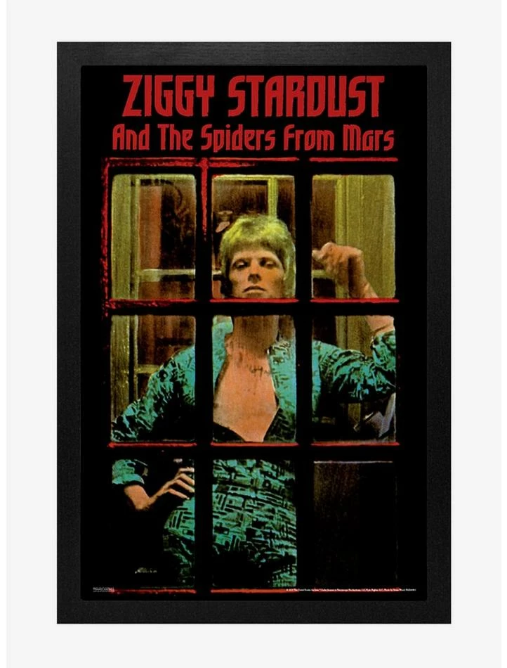 Discount ⌛ David Bowie Ziggy Spiders Framed Wood Wall Art 👍 1 Discount ⌛ David Bowie Ziggy Spiders Framed Wood Wall Art 👍