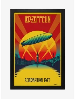 Cheapest ✨ Led Zeppelin Celebration Day Framed Wood Wall Art 🤩