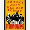 Flash Sale 🔥 Ramones Johnny, Joey, Dee Dee, Tommy Framed Wood Wall Art 👍