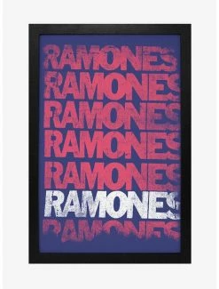 Best Pirce 🎁 Ramones Name Framed Wood Wall Art 👍