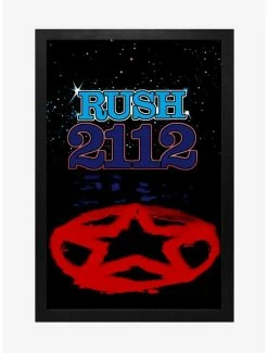 Flash Sale 🧨 Rush 2112 Framed Wood Wall Art ✔️