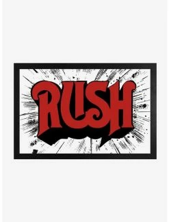 Promo 🔥 Rush Logo Framed Wood Wall Art ⌛