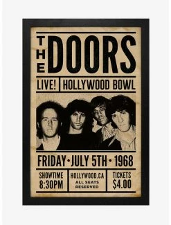Wholesale 🌟 The Doors Live! Hollywood Bowl Framed Wood Wall Art 🛒
