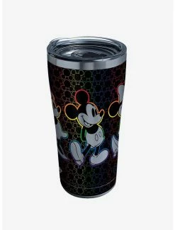 Buy ✔️ Disney Mickey and Minnie Rainbow 20oz Stainless Steel Tumbler With Lid 🎁