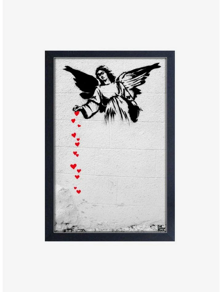 Best reviews of ๐ Banksy Angel Hearts Framed Wood Wall Art ๐ 1 Best reviews of ๐ Banksy Angel Hearts Framed Wood Wall Art ๐