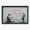 Coupon 🔥 Banksy Baliff House Framed Wood Wall Art 🔔