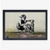 Brand new 🔔 Banksy Bunting Framed Wood Wall Art 😀