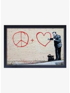 Budget 😉 Banksy Cnd Doctor Framed Wood Wall Art ❤️