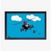 Hot Sale ⌛ Banksy Helicopters Framed Wood Wall Art 😍