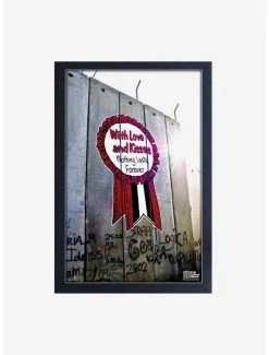 New 🥰 Banksy Nothing Lasts Forever Framed Wood Wall Art 👍