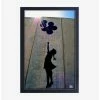 Coupon 🥰 Banksy Palestine Balloon Girl Framed Wood Wall Art 🔥