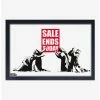 Hot Sale 😉 Banksy Sale Ends Today Framed Wood Wall Art ❤️
