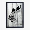 Deals 🔥 Banksy Shop Drop Framed Wood Wall Art 😀