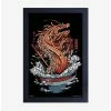 Brand new 👏 Illustrata Dragon Ramen Framed Wood Wall Art 👍