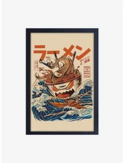 Buy 🎁 Illustrata The Great Ramen Framed Wood Wall Art ❤️