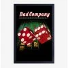 Outlet 👏 Bad Company Dice Framed Wood Wall Art 🌟
