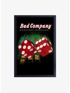 Outlet 👏 Bad Company Dice Framed Wood Wall Art 🌟