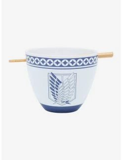 Buy 🔥 Attack On Titan Ramen Bowl With Chopsticks ✨