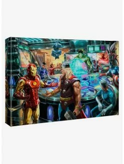 Cheap 🥰 Marvel The Avengers 10" x 14" Gallery Wrapped Canvas 🥰