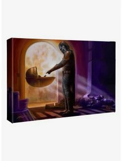 Discount 🥰 Star Wars The Mandalorian Turning Point 10" x 14" Gallery Wrapped Canvas 🌟