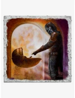 Wholesale 👏 Star Wars The Mandalorian Turning Point 14" x 14" Metal Box Art 😀