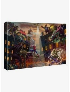 Coupon 😀 Marvel Spider-Man vs. the Sinister Six 10" x 14" Gallery Wrapped Canvas 🔥