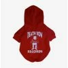 Hot Sale 💯 Death Row x Fresh Pawz Classic Logo 🐶 Dog Hoodie Red ✔️